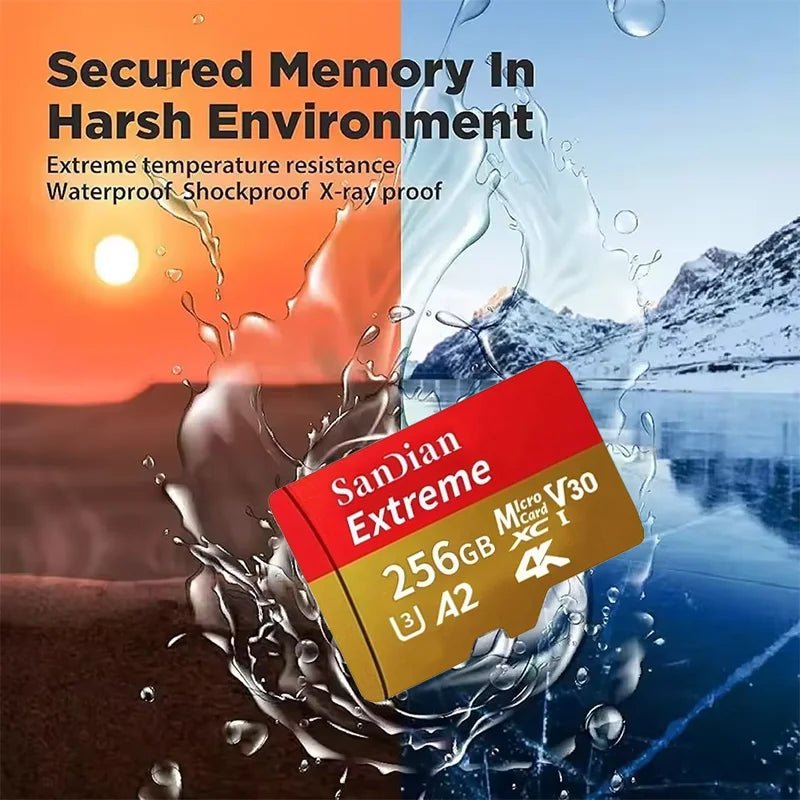 High Speed Micro SD Card 128GB–1TB | Class 10 U3 V30 for Drone, Camera & Dash Cam - Skyvex Official