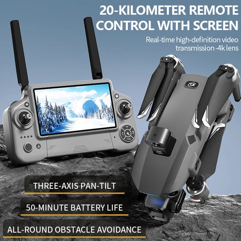 S880 Pro Max GPS Drone with 8K Camera | 50 - Min Flight, 20KM Range, 3 - Axis Gimbal - Skyvex Official