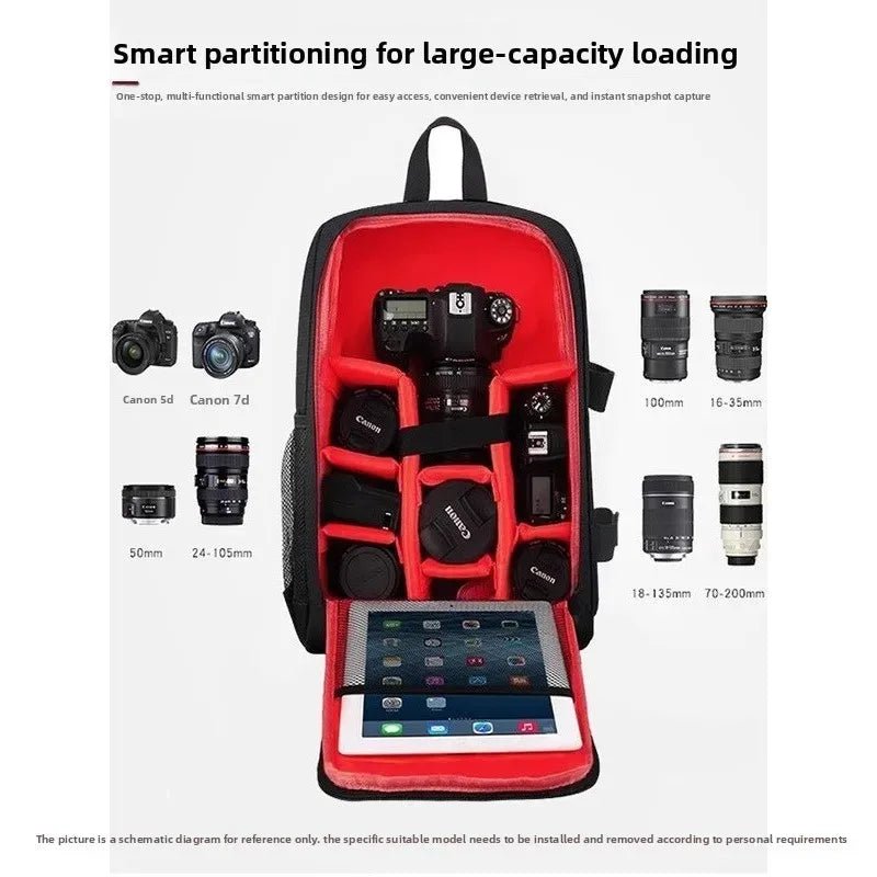 Waterproof Shoulder Camera & Drone Bag | Multi - Compartment Travel Bag for DSLR & Drones - Skyvex Official