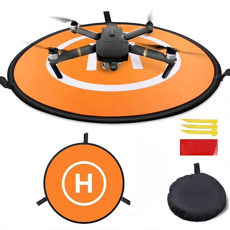 55cm Foldable Drone Landing Pad | Universal Waterproof Mat for All Drones - Skyvex Official