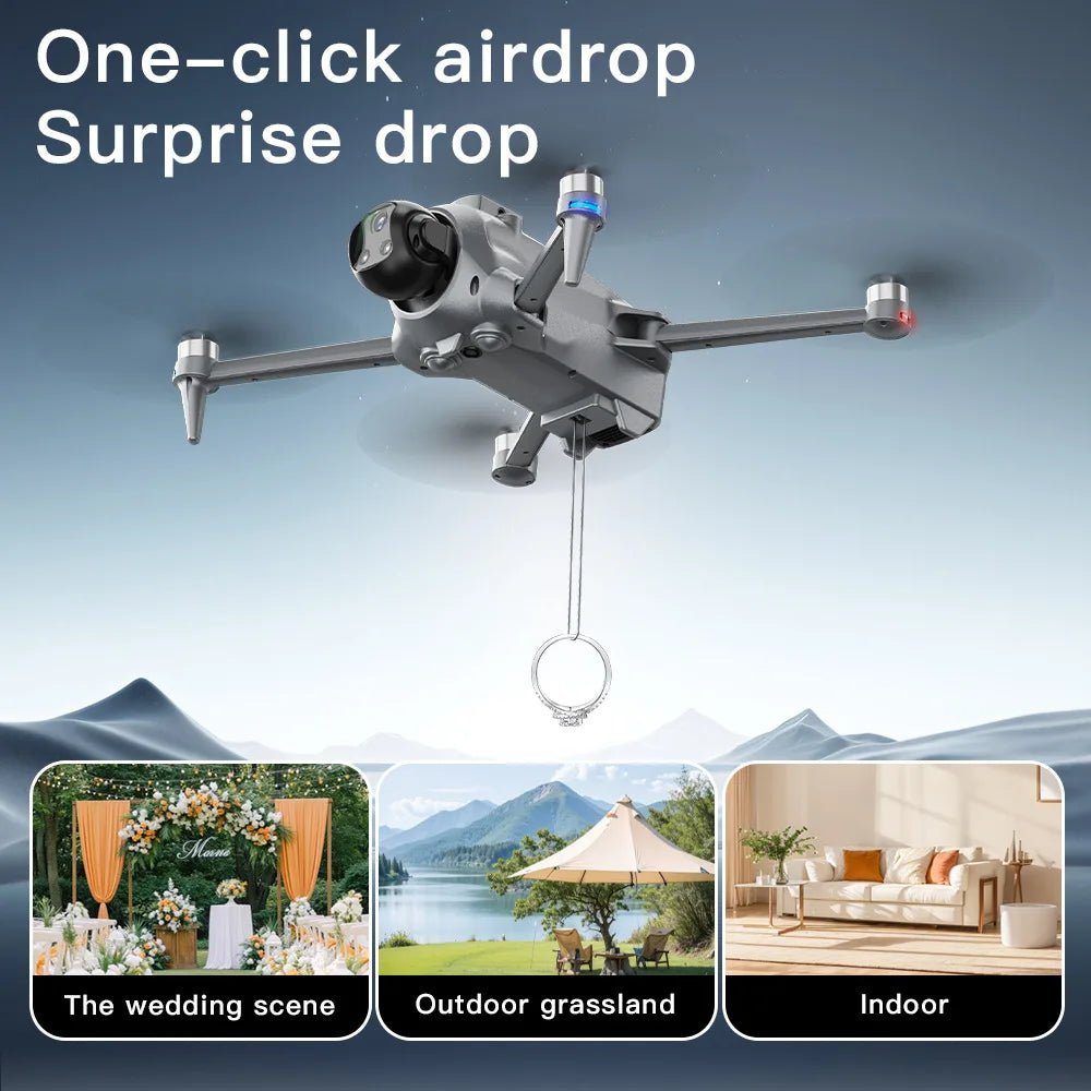 AE20 Smart GPS Drone with HD Camera | Obstacle Avoidance, Brushless Motor &amp; Airdrop - Skyvex Official