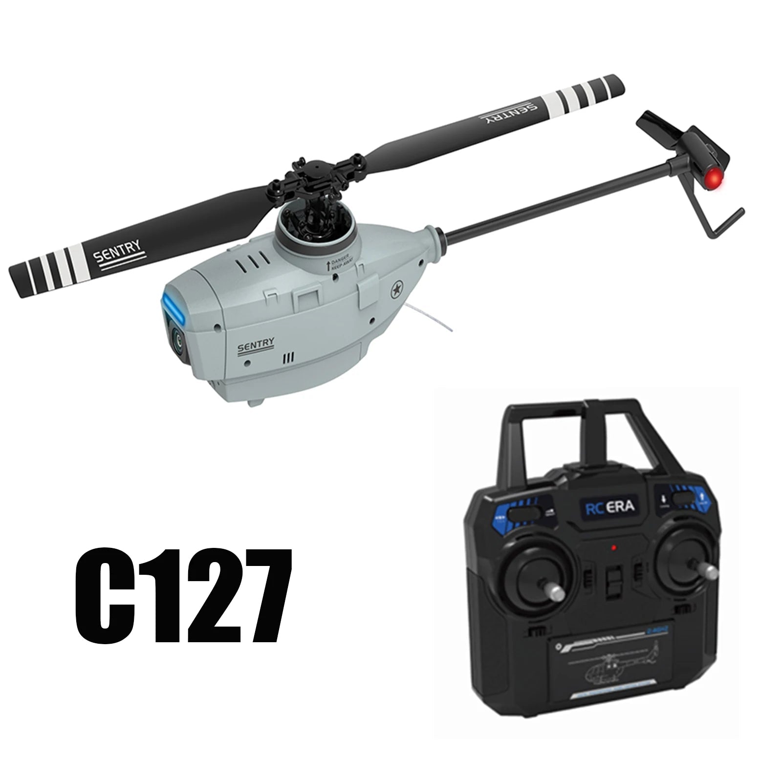 ERA C127AI AI - Assisted RC Helicopter | Single Blade, Gyro Stabilised, Beginner - Friendly - Skyvex Official