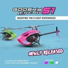 Goosky S1 3D Stunt RC Helicopter | 6CH Dual Brushless Flybarless BNF/RTF - Skyvex Official