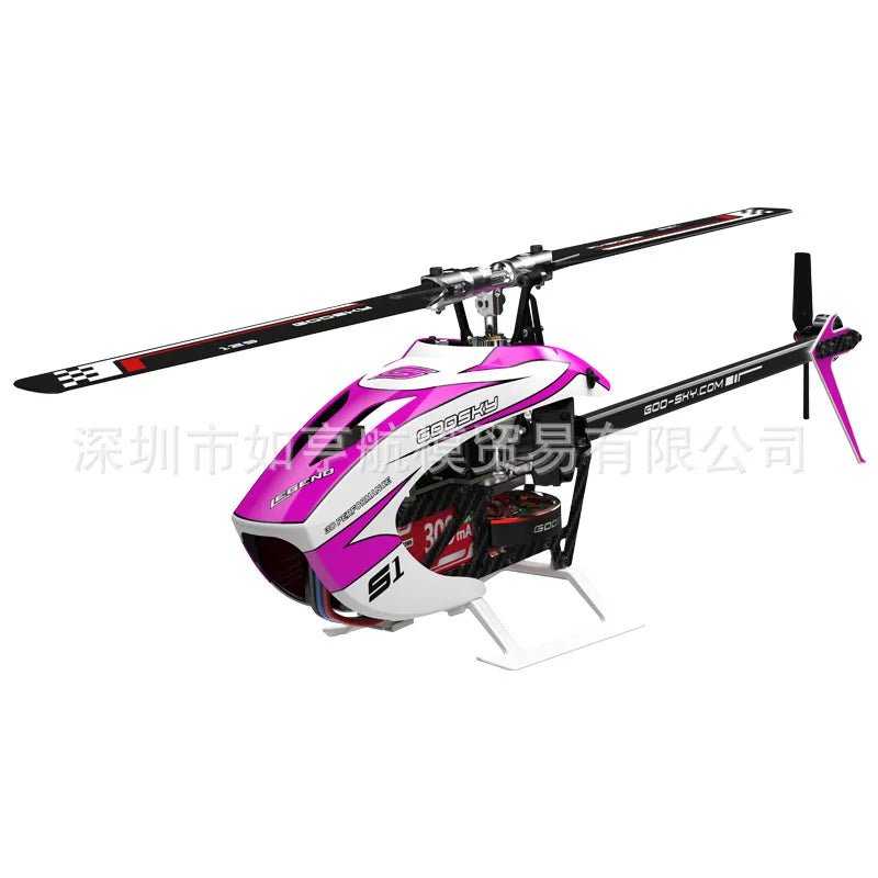 Goosky S1 3D Stunt RC Helicopter | 6CH Dual Brushless Flybarless BNF/RTF - Skyvex Official