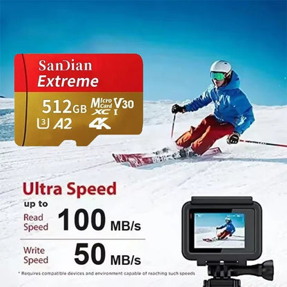 High Speed Micro SD Card 128GB–1TB | Class 10 U3 V30 for Drone, Camera &amp; Dash Cam - Skyvex Official