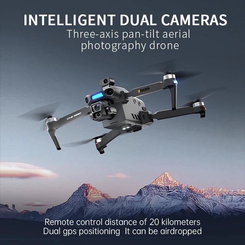 S880 Pro Max GPS Drone with 8K Camera | 50 - Min Flight, 20KM Range, 3 - Axis Gimbal - Skyvex Official
