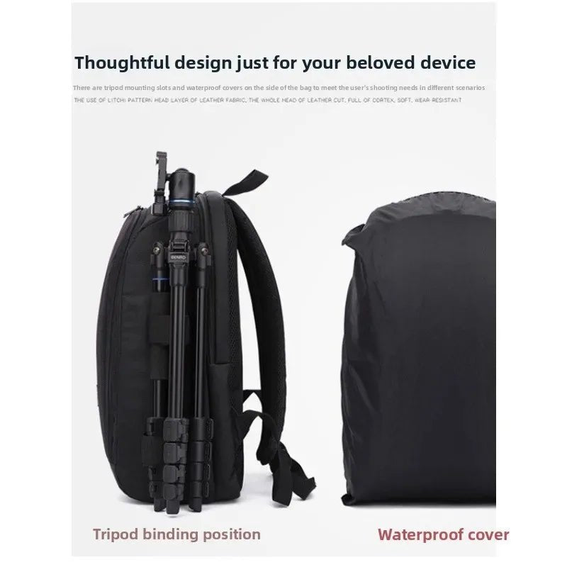 Waterproof Shoulder Camera &amp; Drone Bag | Multi - Compartment Travel Bag for DSLR &amp; Drones - Skyvex Official