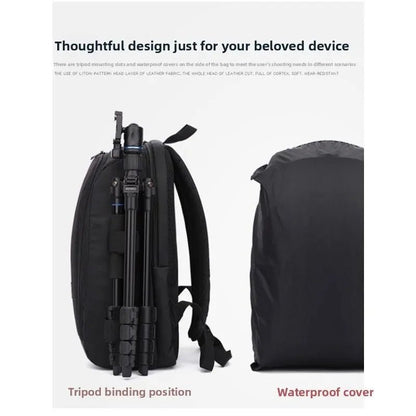 Waterproof Shoulder Camera &amp; Drone Bag | Multi - Compartment Travel Bag for DSLR &amp; Drones - Skyvex Official