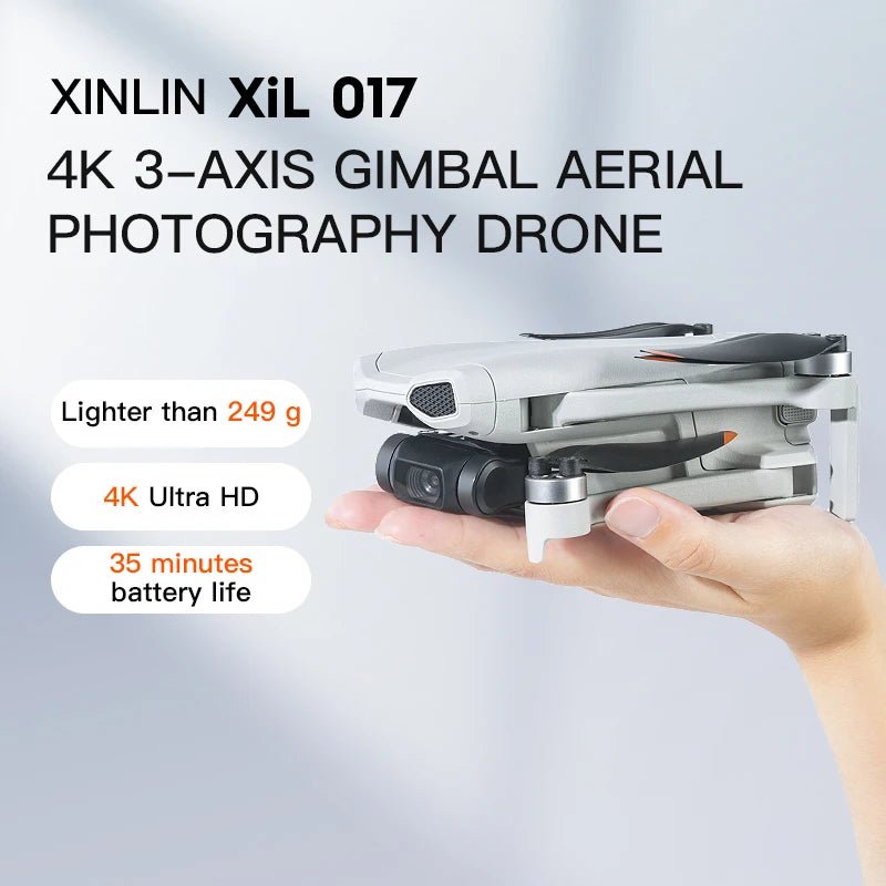XIL 017 Professional GPS Drone | 4K Camera, 3 - Axis Gimbal &amp; Smart Follow Mode - Skyvex Official