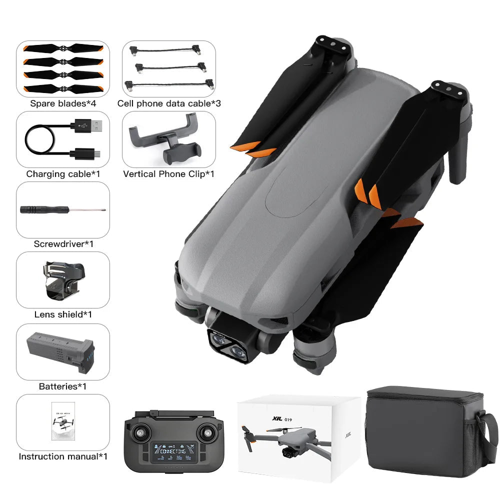 XiL 019 GPS Drone with 4K HD Camera | Airdrop, Long Range &amp; Smart Flight Modes - Skyvex Official